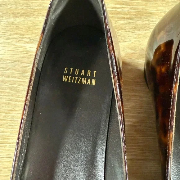 Stuart Weitzman Tortoiseshell Flats - Picture 2 of 8